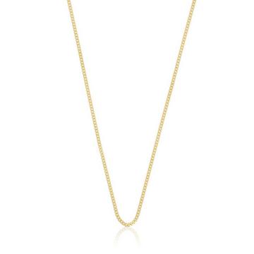 Collier Panzer Gelbgold 375, 1.4mm, 42cm