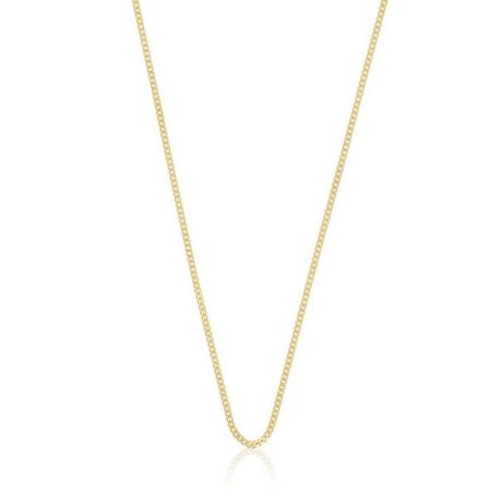 MUAU Schmuck  Collier Panzer Gelbgold 375, 1.4mm, 42cm 