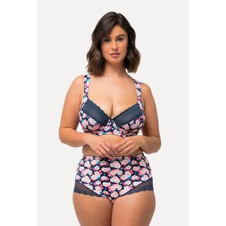 Ulla Popken Reggiseno con ferretto Pizzo Design Floreale Fascia  