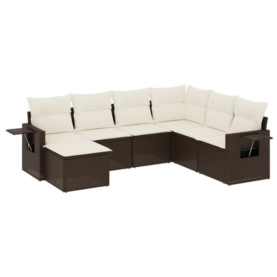 set divano da giardino Polirattan