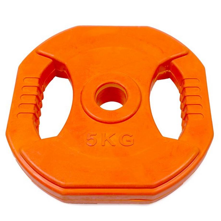 GladiatorFit  Disques de poids Pump caoutchouc et poignées Ø 31mm GladiatorFit (lot de 2) 