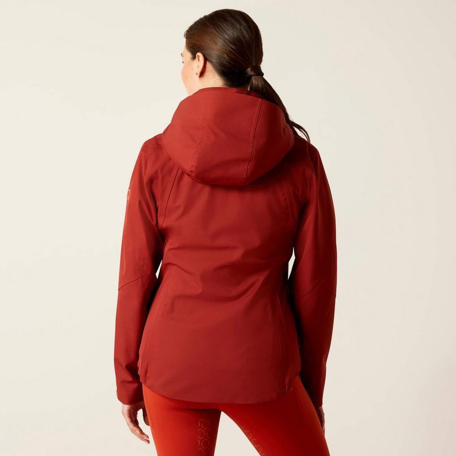 Ariat  giacca impermeabile con cappuccio h2o 