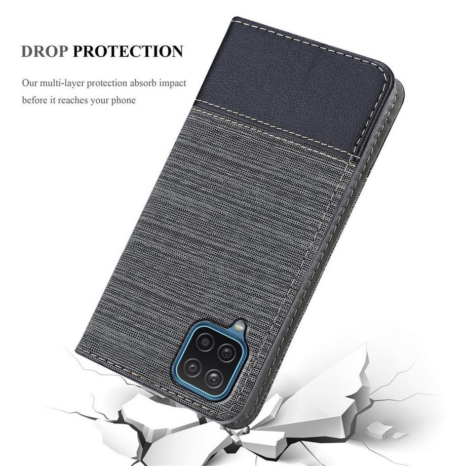 Cadorabo  Hülle für Samsung Galaxy A12  M12 Magnetverschluss, Kartenfach 