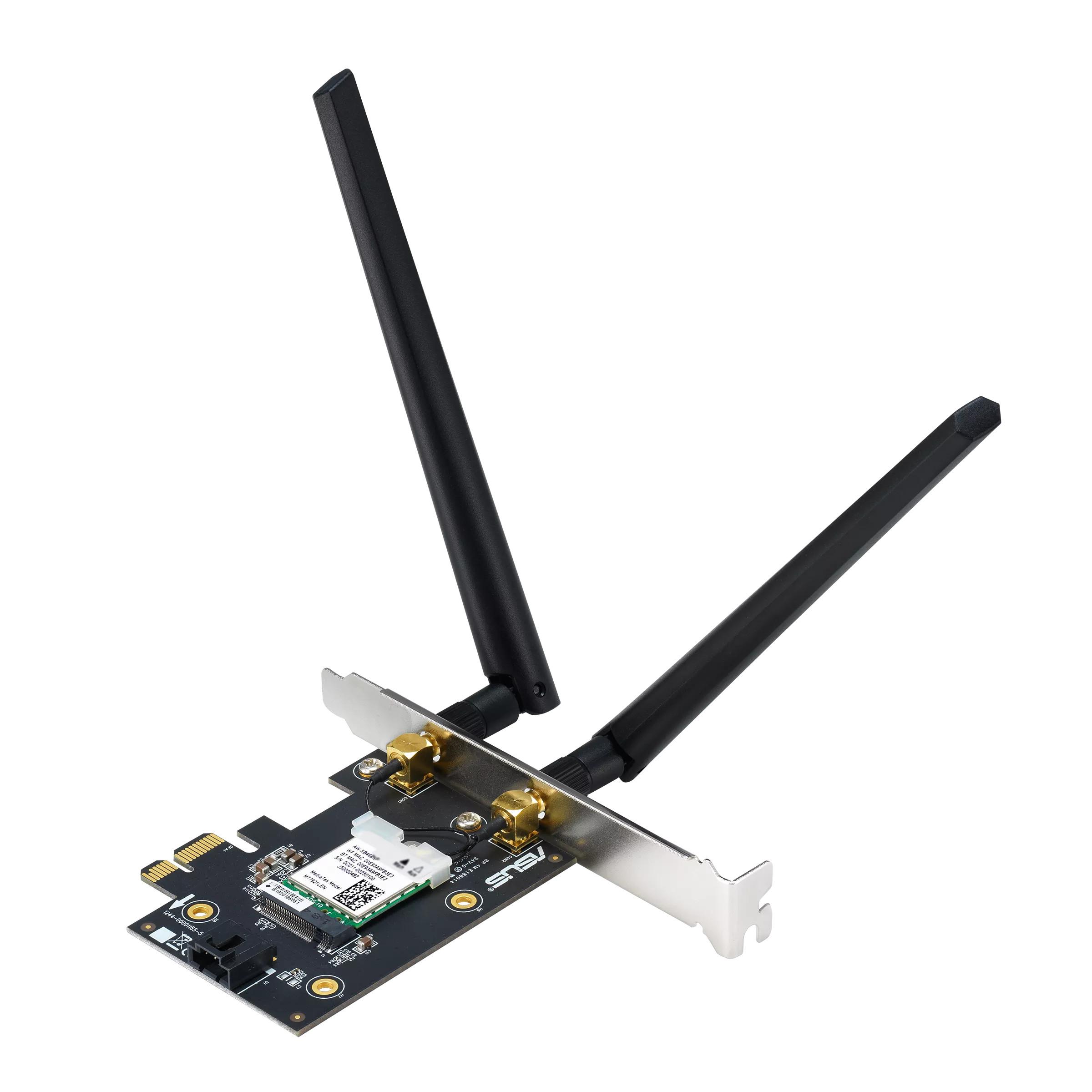 ASUS  Scheda di rete ASUS PCE-AXE5400 WiFi 6E 