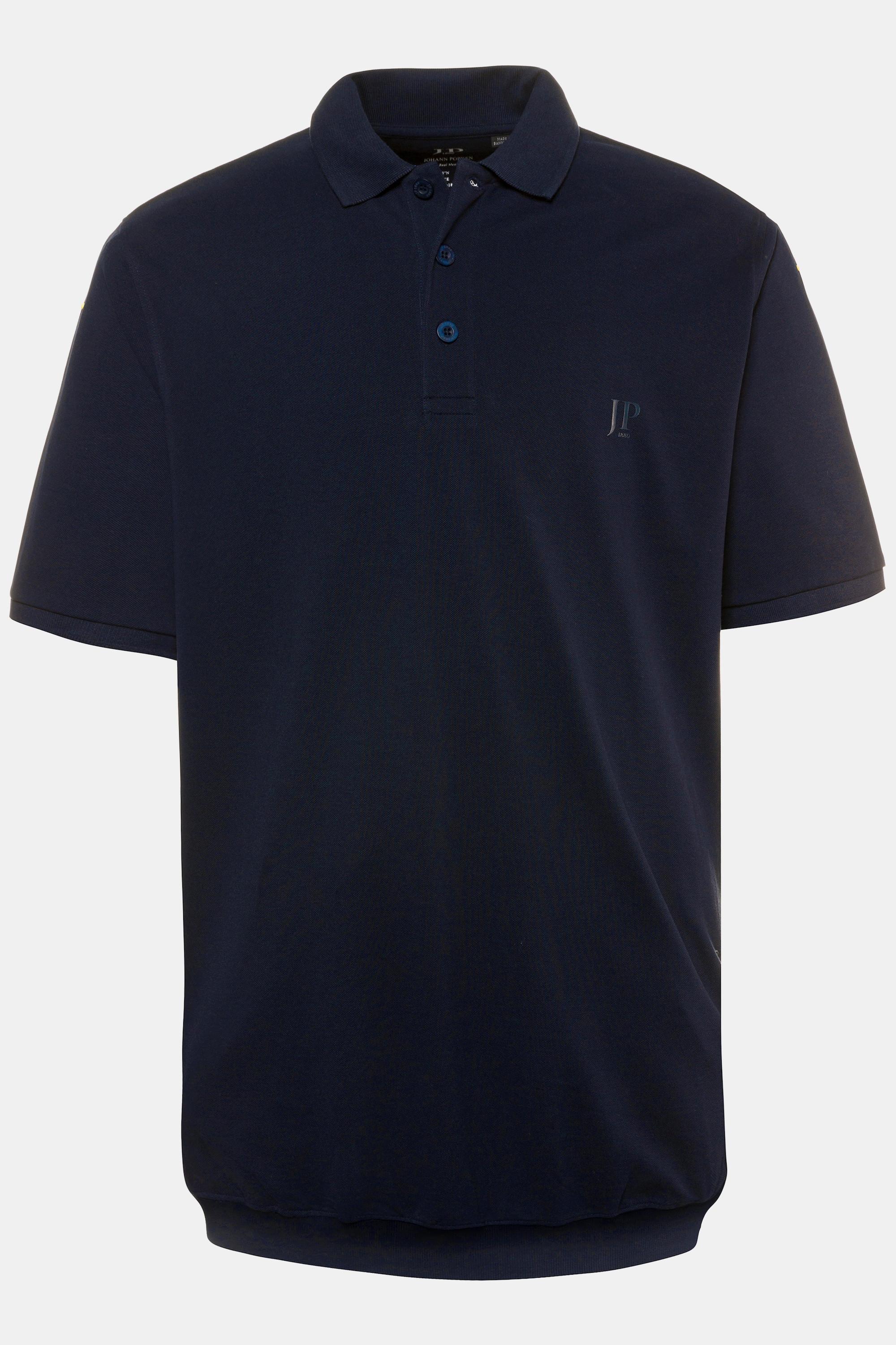 JP1880  Maglia polo basic in piqué con taglio speciale per l'addome, taglie disponibili dalla XXL alla 10XL 