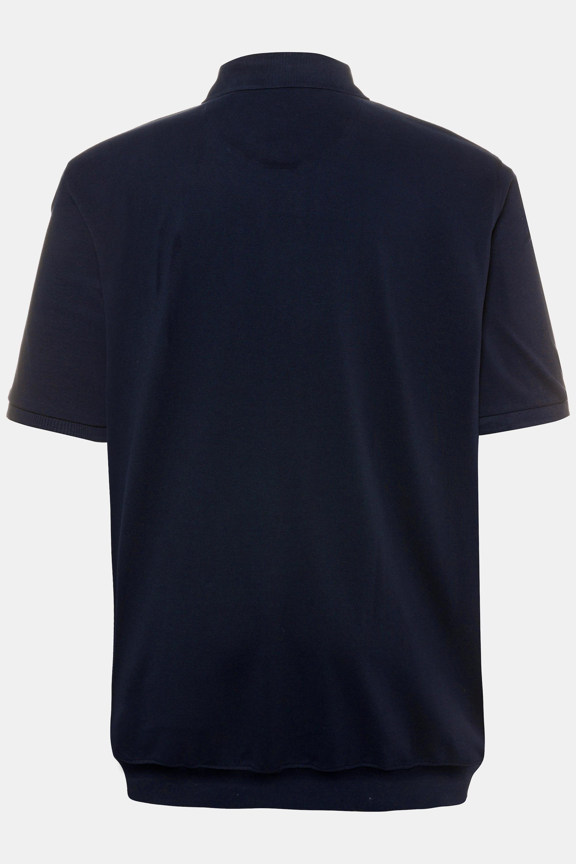 JP1880  Maglia polo basic in piqué con taglio speciale per l'addome, taglie disponibili dalla XXL alla 10XL 