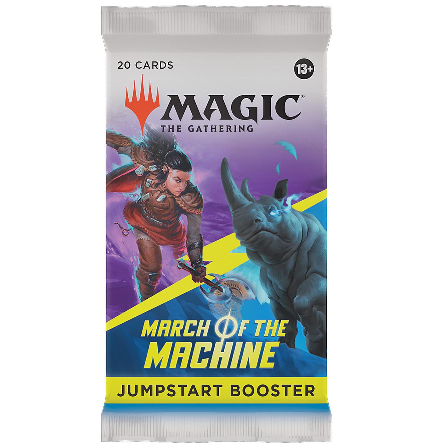 Wizards of the Coast  March of the Machine Jumpstart Booster Display (18) - Magic the Gathering - EN 