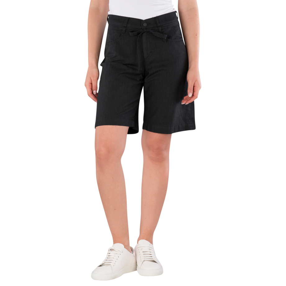 Belt Shorts Wide Leg Linen