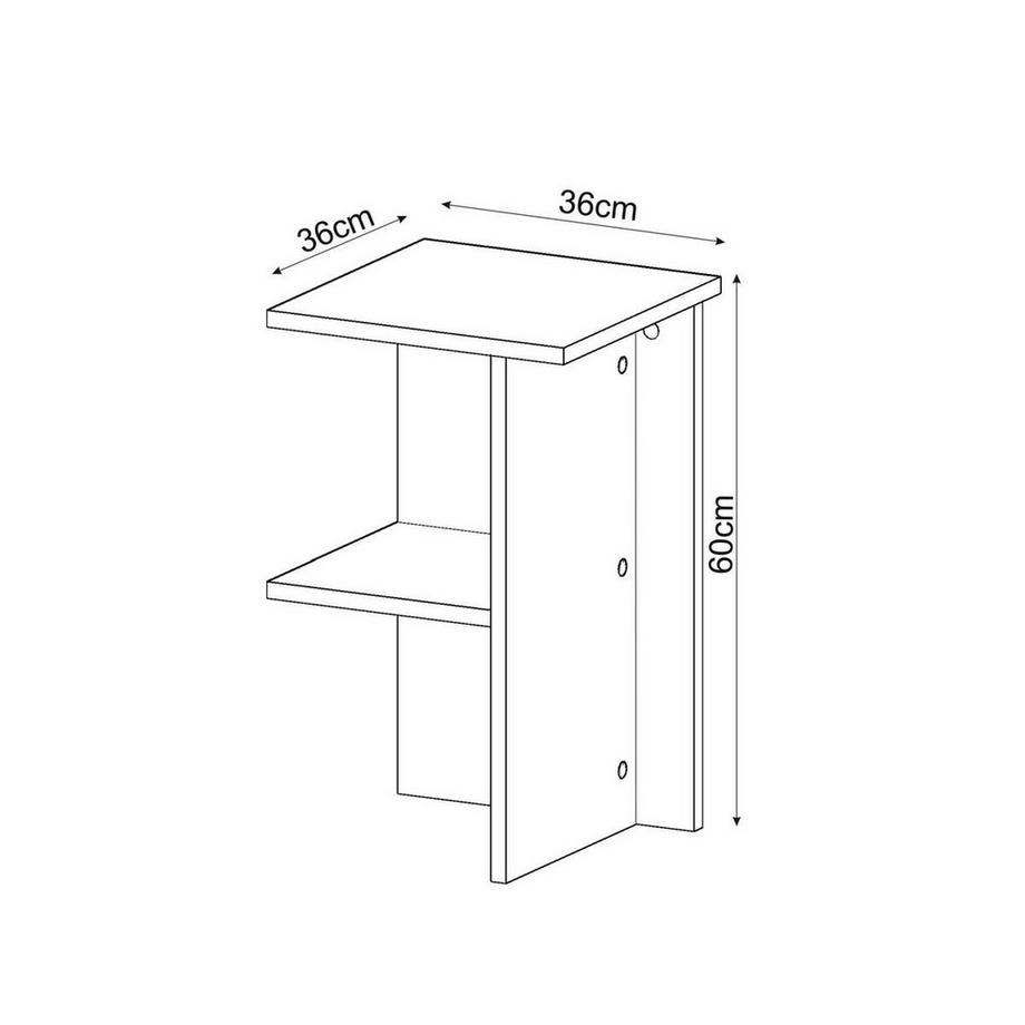 Calicosy Table de chevet LERAY  