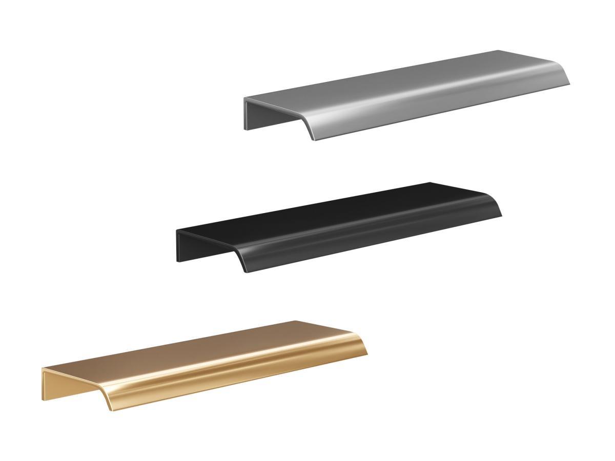 Vente-unique Colonna da bagno sospesa scanalata H140 cm Nero - ZEVARA  