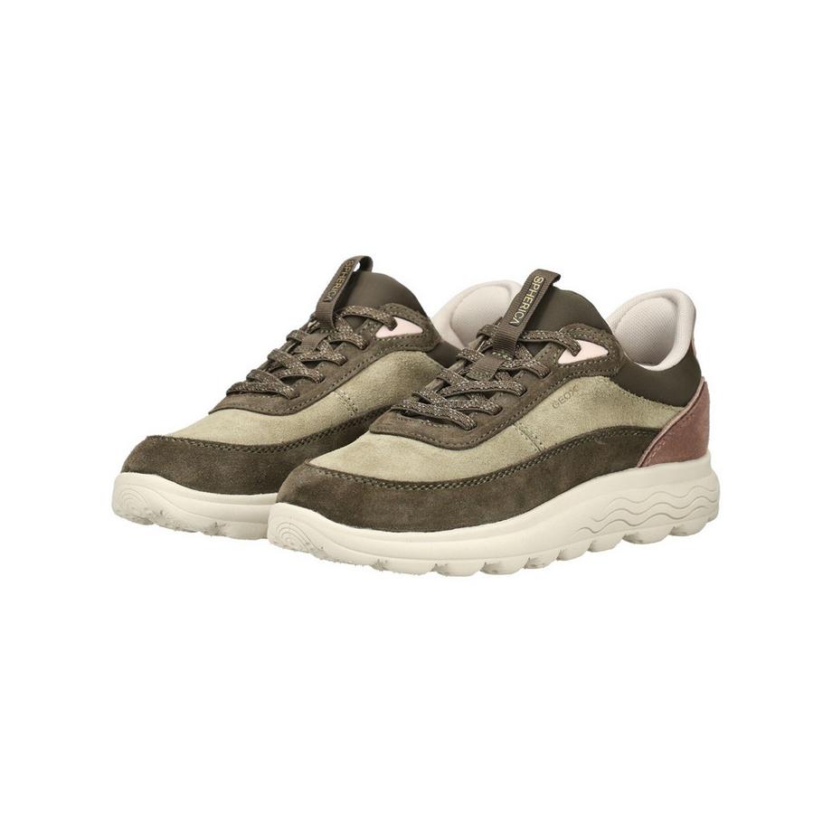 GEOX Sneaker mit Veloursleder und Textilobermaterial  