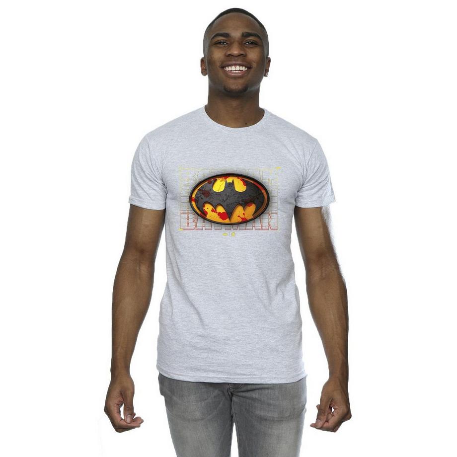 DC COMICS T-shirt à Manches Courtes Logo Batman  