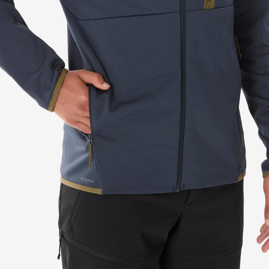 QUECHUA  Polaire de randonnée homme, MH500 LIGHT noir 