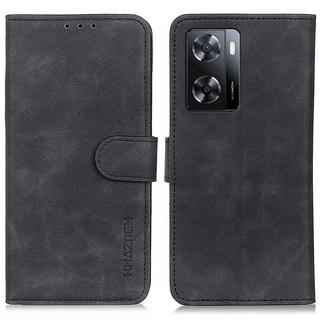 Cover-Discount  OPPO A57s - Leder Etui Hülle 