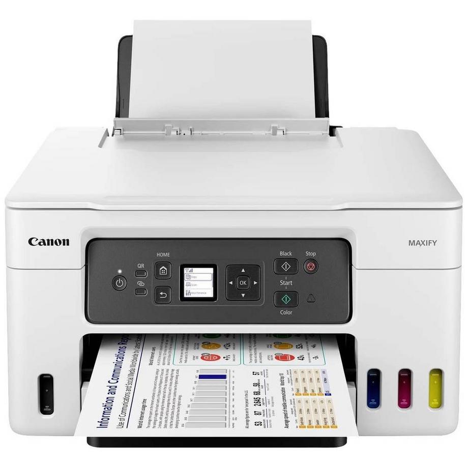 Canon  MAXIFY GX3050 Multifunktionsdrucker Tintenstrahl Farbe A4 Drucker, Scanner, Kopierer Duplex, Tintentank- 