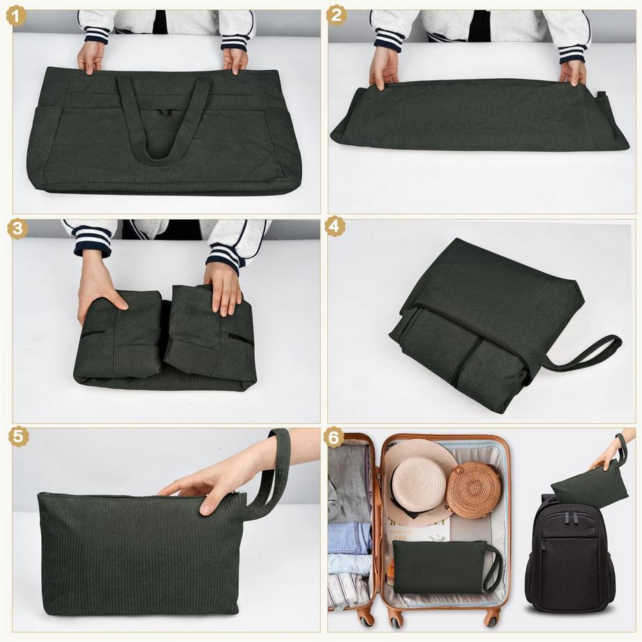 Only-bags.store Grosse wasserdichte Strandtasche mit Reissverschluss  