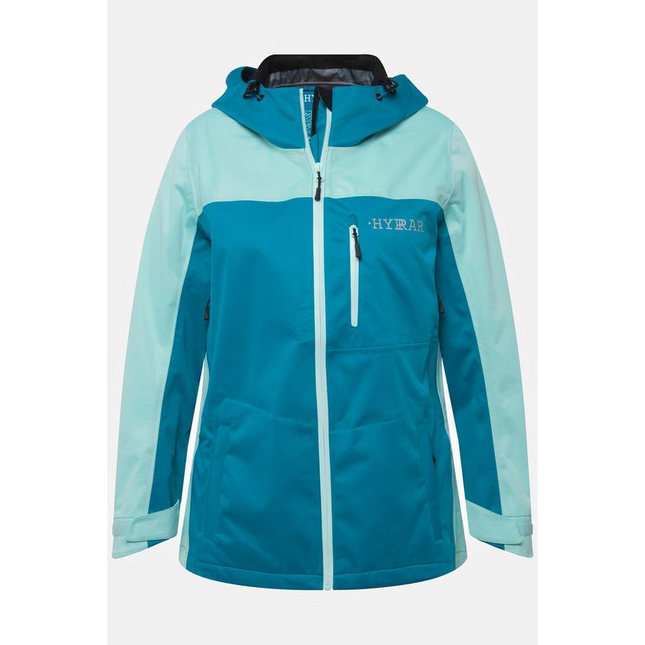 Ulla Popken HYPRAR Giacca Funzionale Impermeabile con Cappuccio  