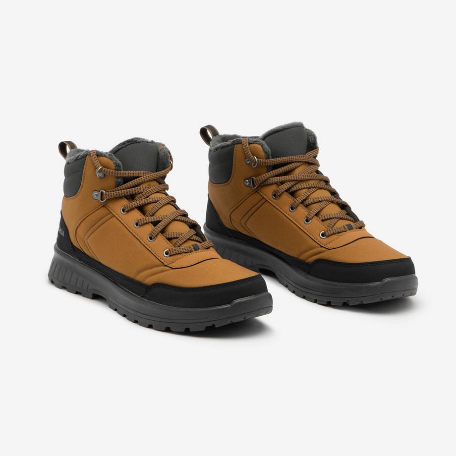 QUECHUA  Chaussures hiver de randonnée imperméables homme, NH100 marron 