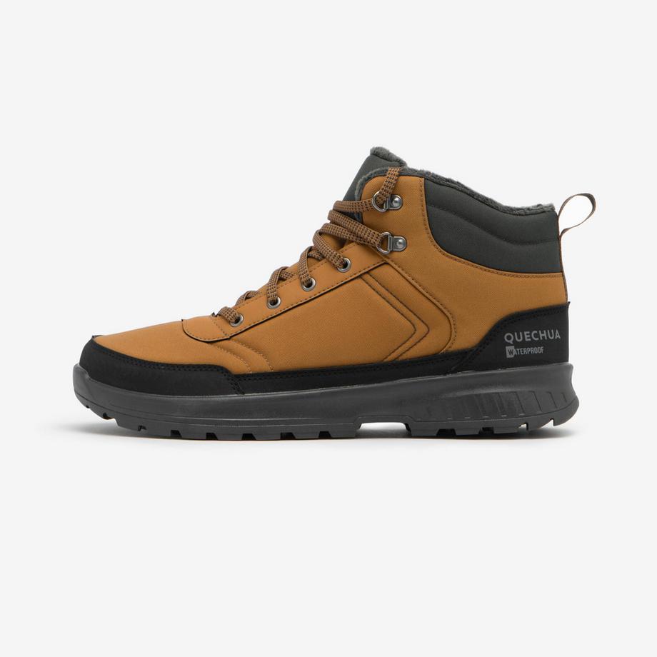 Chaussures hiver de randonnée imperméables homme, NH100 marron