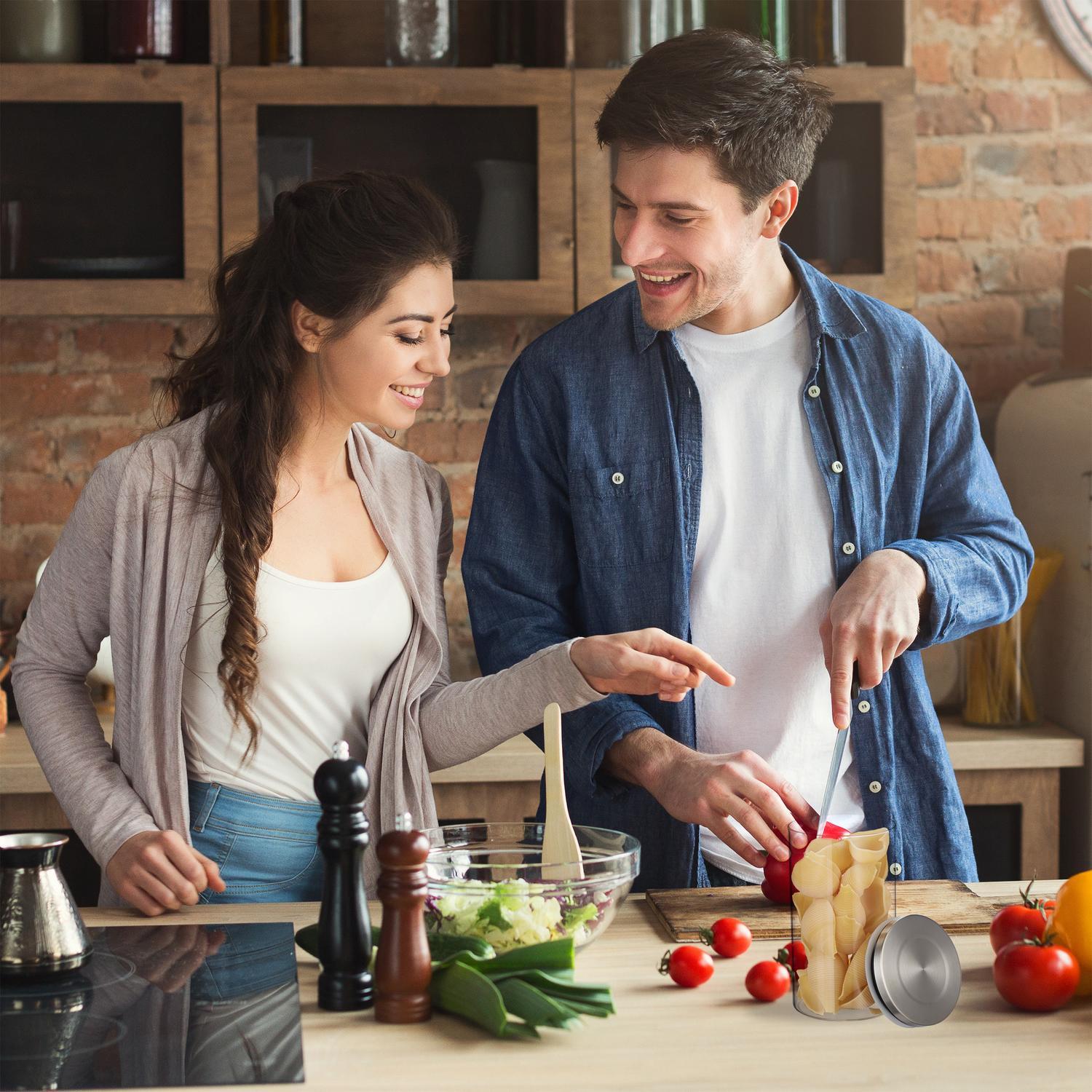 B2X 3 pots de conservation 1000 ml  