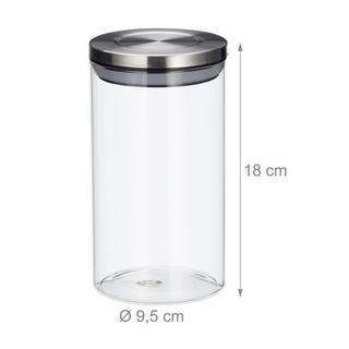 B2X 3 pots de conservation 1000 ml  