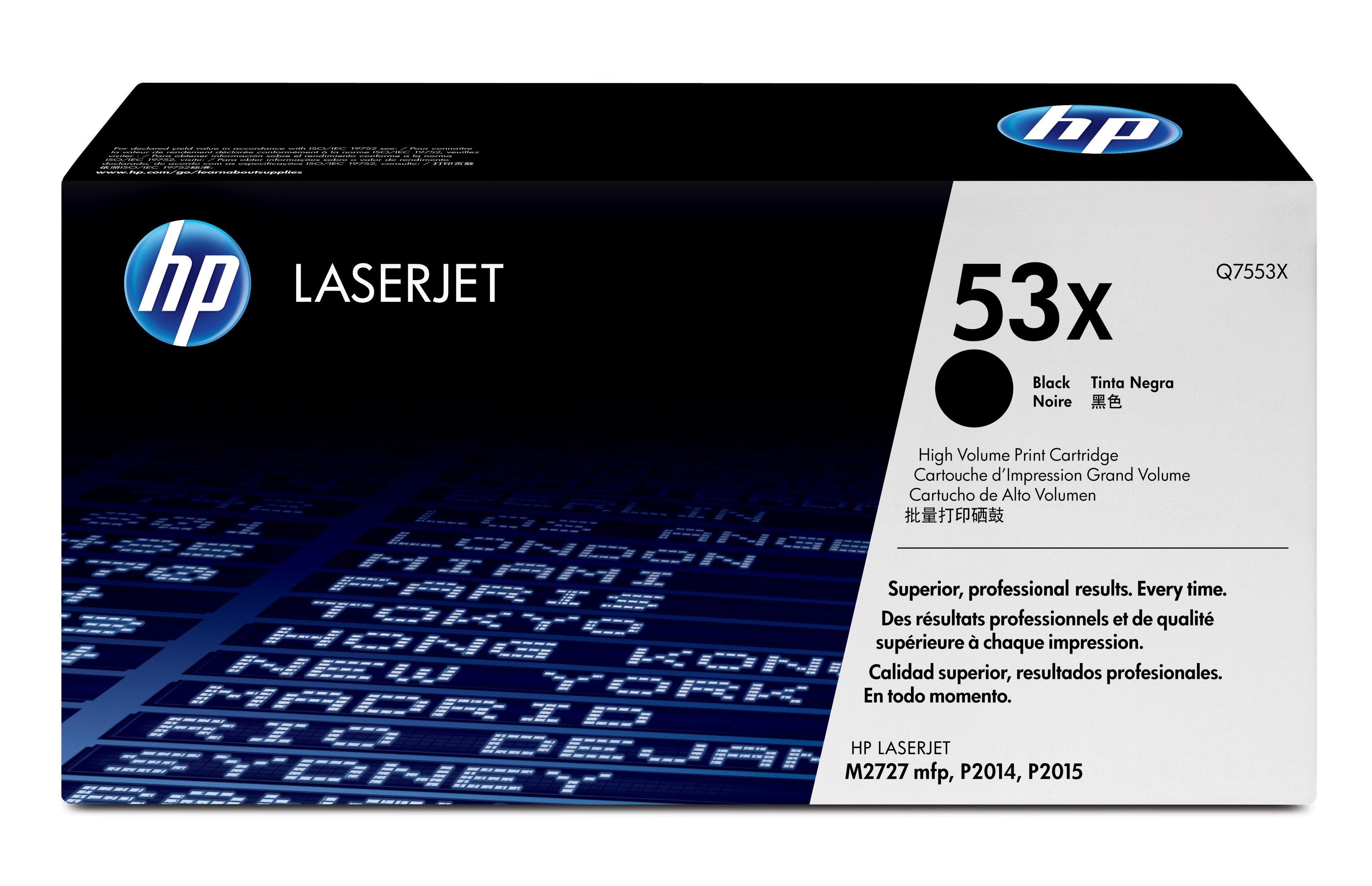 HEWLETT PACKARD  HP Toner-Modul 53X schwarz Q7553X LaserJet P2015 7000 Seiten 