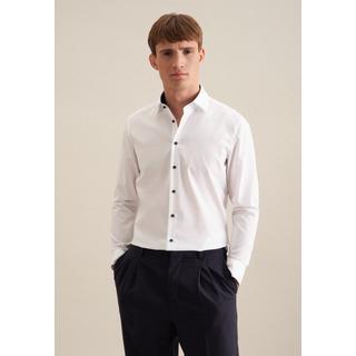 Seidensticker Business Hemd Slim Fit Langarm Uni  