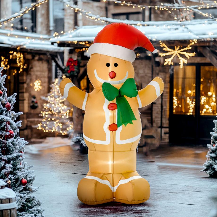 HOMCOM Aufblasbare Weihnachtsdeko  