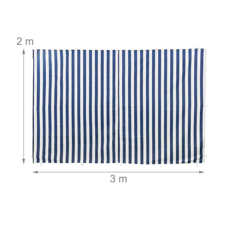 B2X Pannelli laterali per padiglione 3x4m set di 3  