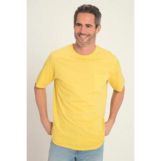 JP1880  T-shirt con taschino, scollo a girocollo e mezze maniche 