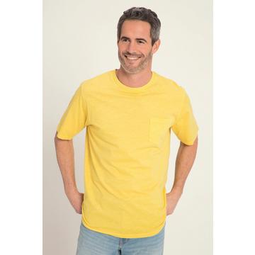 T-shirt con taschino, scollo a girocollo e mezze maniche