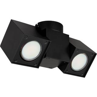 mutoni Spot Ivess métal noir mat 2xGU10  