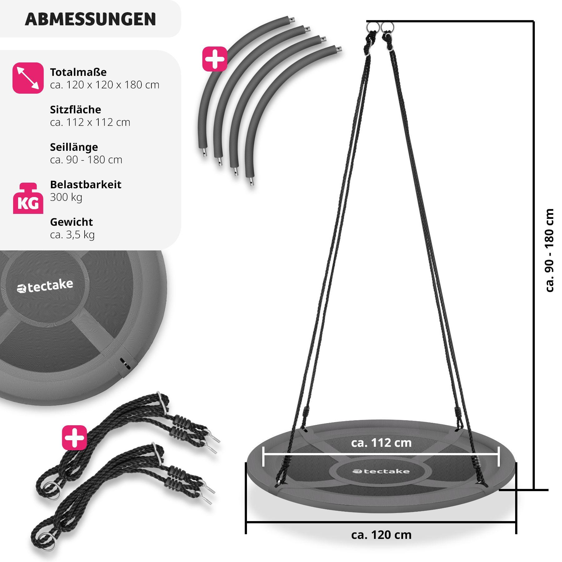 Tectake  Nestschaukel Swayer 120cm 