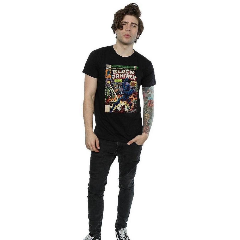 Black Panther Black Panther Comic Cover T-Shirt  