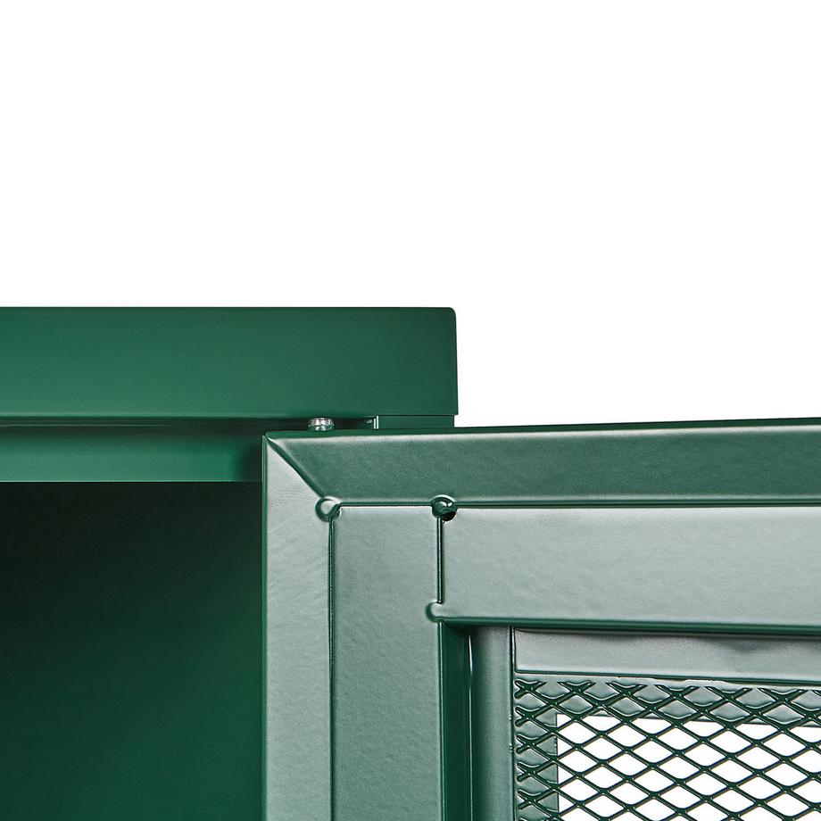 Beliani Schrank aus Stahl  WAKATIPU  