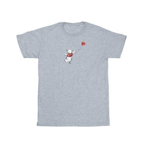 Disney Orso e Palloncino Cuore Stampa T-Shirt  