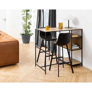 mutoni Tabouret de bar Barnstable noir  