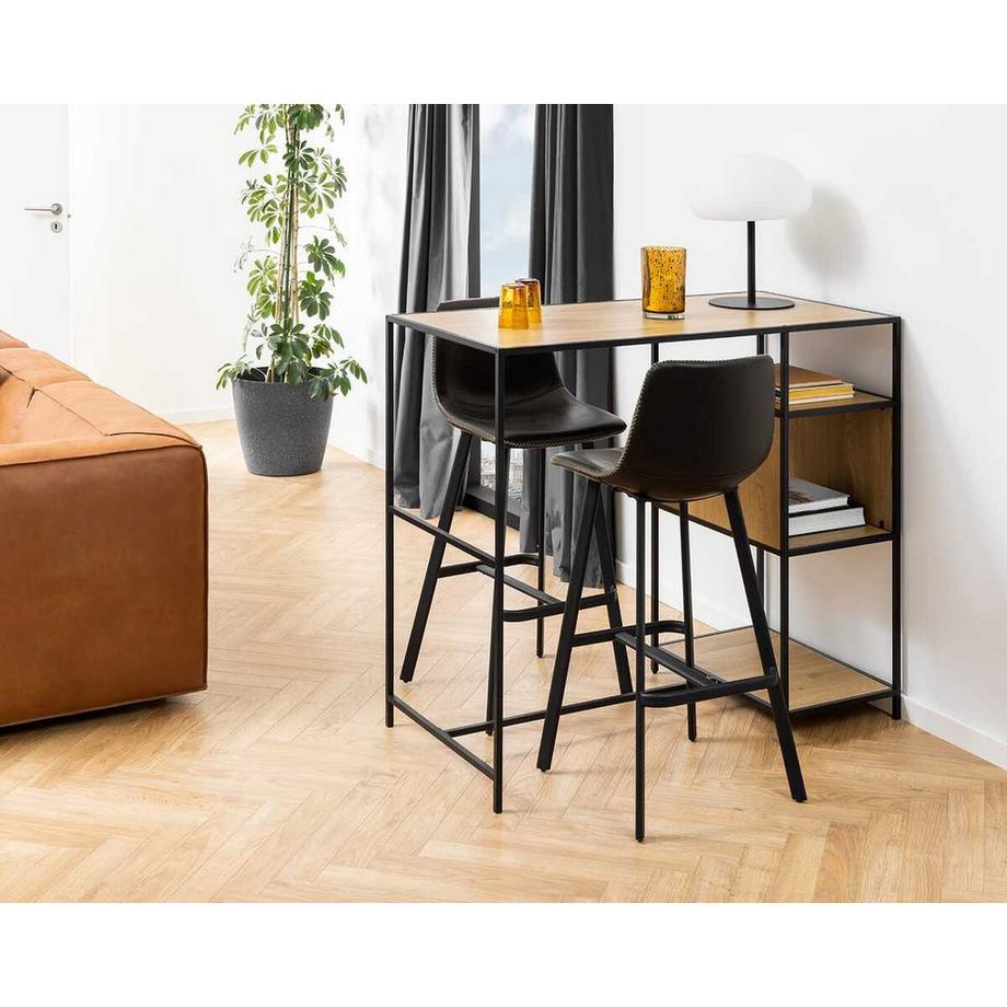 mutoni Sgabello Barnstable nero  