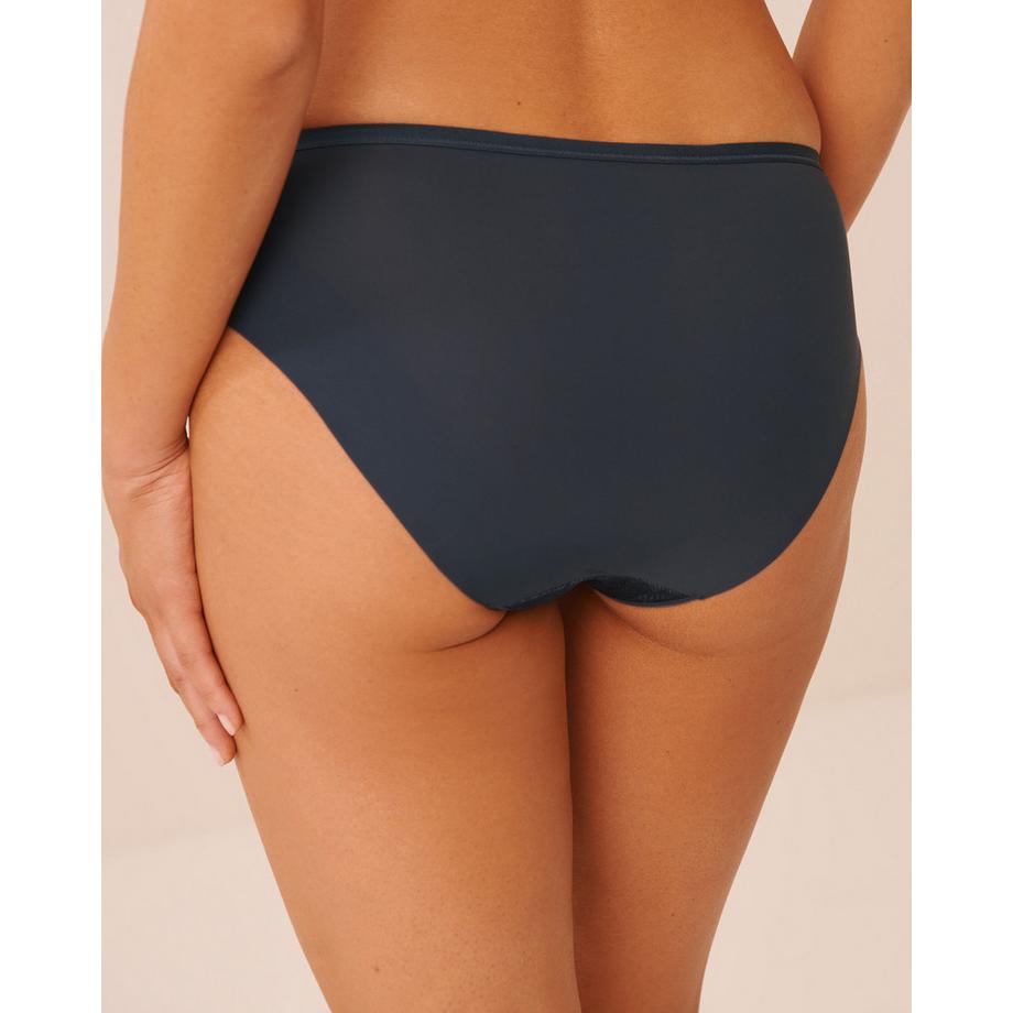 La Vie En Rose Bikini-Slip aus Mikrofaser und Spitze mit glattem Rücken  