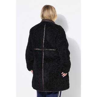 Studio Untold Cappotto in pelliccia sintetica con dettagli decorativi  