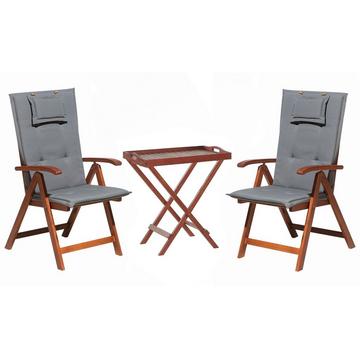 Bistro Set aus Akazienholz Klassisch TOSCANA