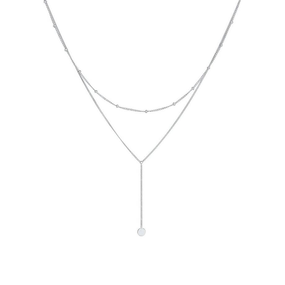 Elli  Collier Femmes Couches Chaîne En Y Boule 