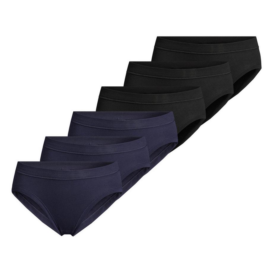 Feinripp lot de 6  - culottes taille basse