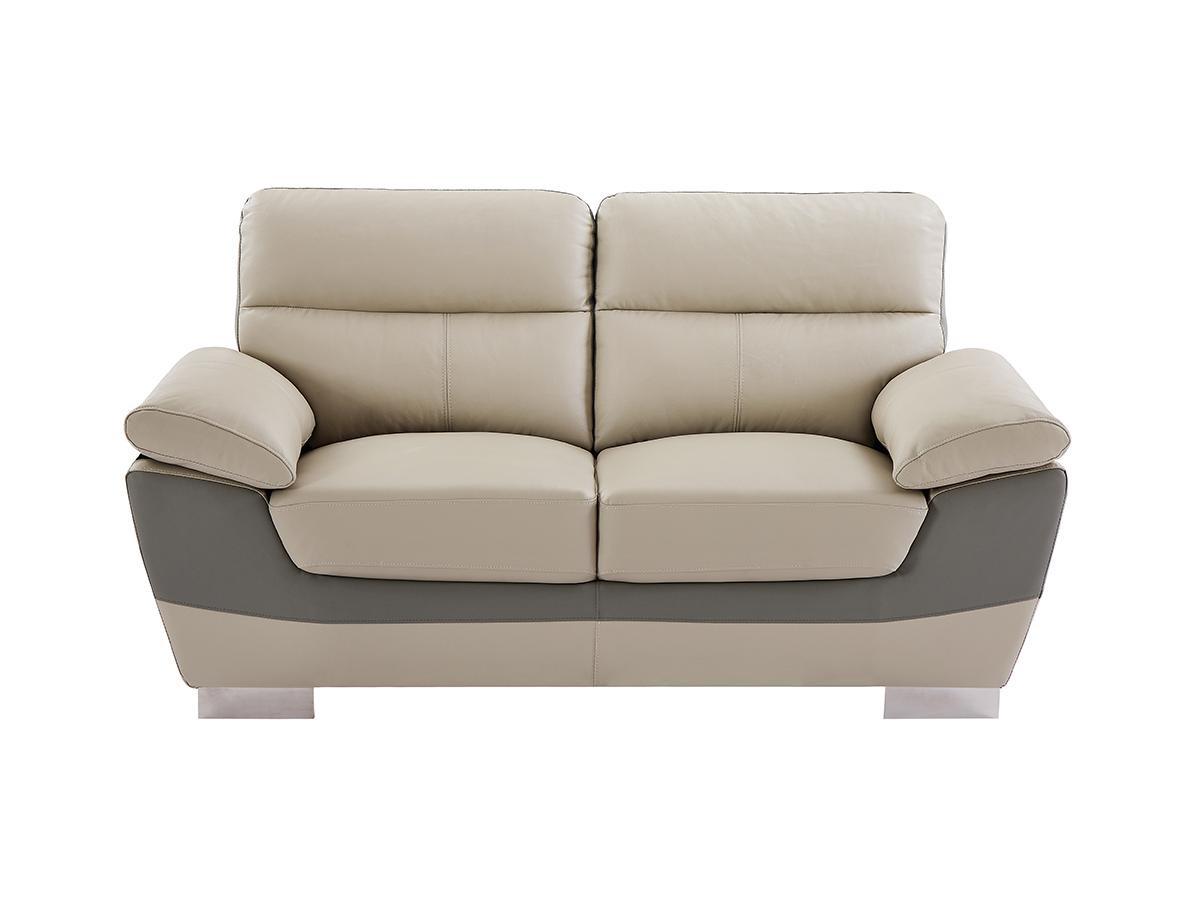 Vente-unique Ledersofa 2Sitzer FRANCESCA  