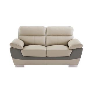 Vente-unique Ledersofa 2Sitzer FRANCESCA  