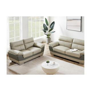 Vente-unique Ledersofa 2Sitzer FRANCESCA  