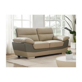 Vente-unique Ledersofa 2Sitzer FRANCESCA  