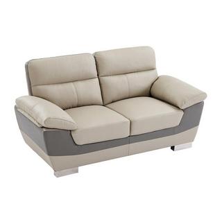 Vente-unique Ledersofa 2Sitzer FRANCESCA  