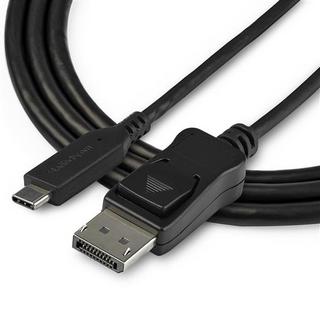 STARTECH.COM  StarTech.com CDP2DP141MB Videokabel-Adapter 1 m DisplayPort USB Typ-C Schwarz 