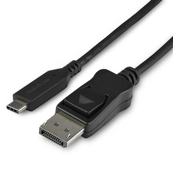 STARTECH.COM  StarTech.com CDP2DP141MB Videokabel-Adapter 1 m DisplayPort USB Typ-C Schwarz 